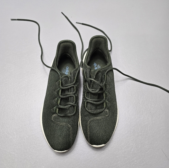 Adidas Tubular Shadow Olive Green Running Shoes Size 6.5 - Picture 10 of 10